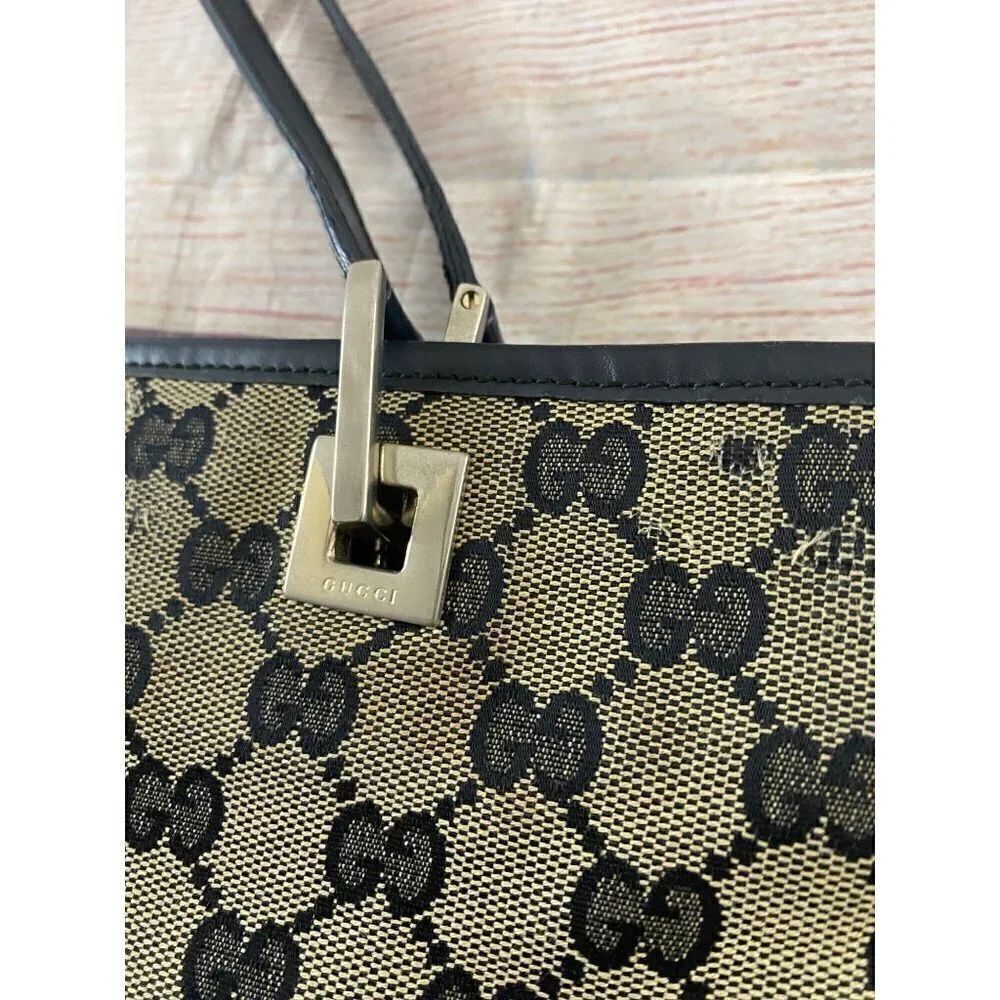 Gucci Women's Canvas All Over Monogram Print Hand Bag - OS - Picture 5 of 16